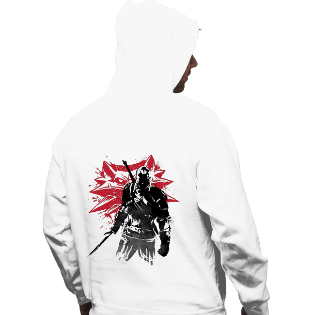 Shirts Pullover Hoodies, Unisex / Small / White The Witcher Sumi-e