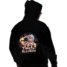 Load image into Gallery viewer, Daily_Deal_Shirts Pullover Hoodies, Unisex / Small / Black Time Is An illusion
