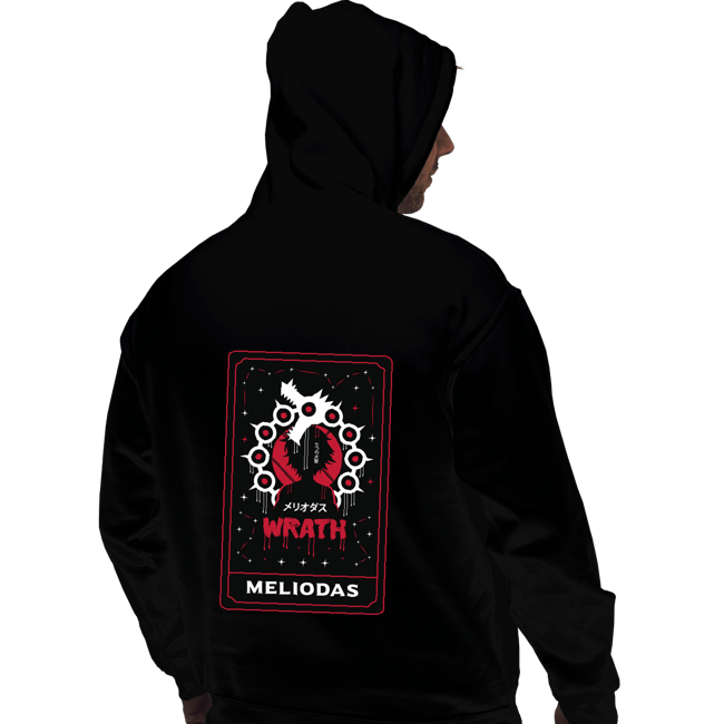 Shirts Pullover Hoodies, Unisex / Small / Black Wrath Dragon Sin Tarot