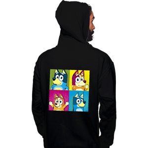 Daily_Deal_Shirts Pullover Hoodies, Unisex / Small / Black Pop Dogs