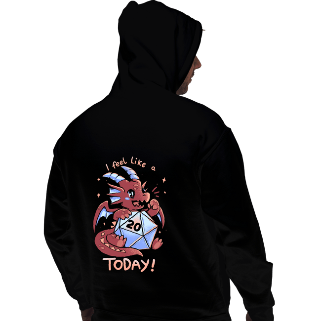 Daily_Deal_Shirts Pullover Hoodies, Unisex / Small / Black Rolled A 20 Today