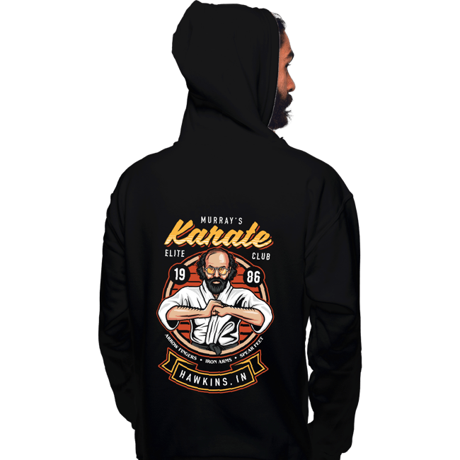 Daily_Deal_Shirts Pullover Hoodies, Unisex / Small / Black Murray's Karate Club