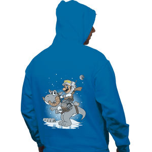 Secret_Shirts Pullover Hoodies, Unisex / Small / Sapphire Mushroom Kingdom Strikes Back