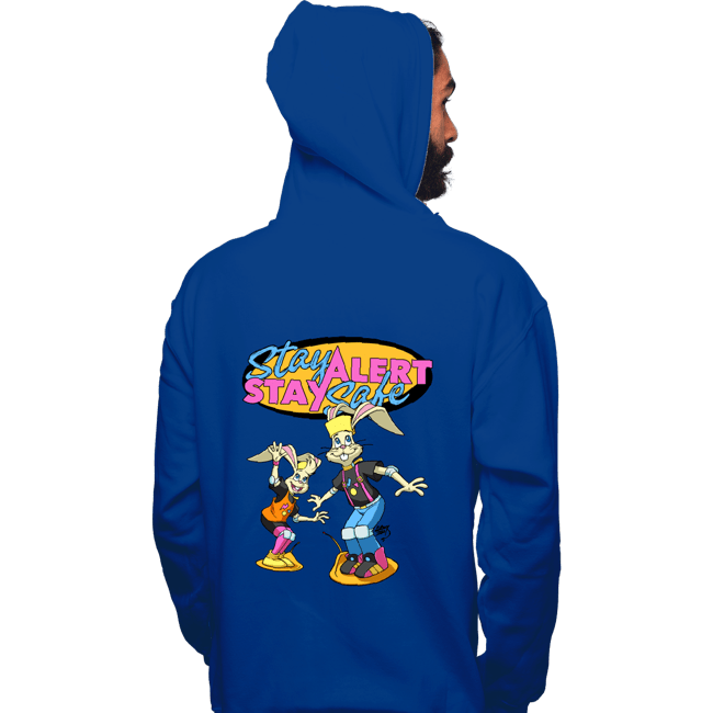 Secret_Shirts Pullover Hoodies, Unisex / Small / Royal Blue Stay Safe