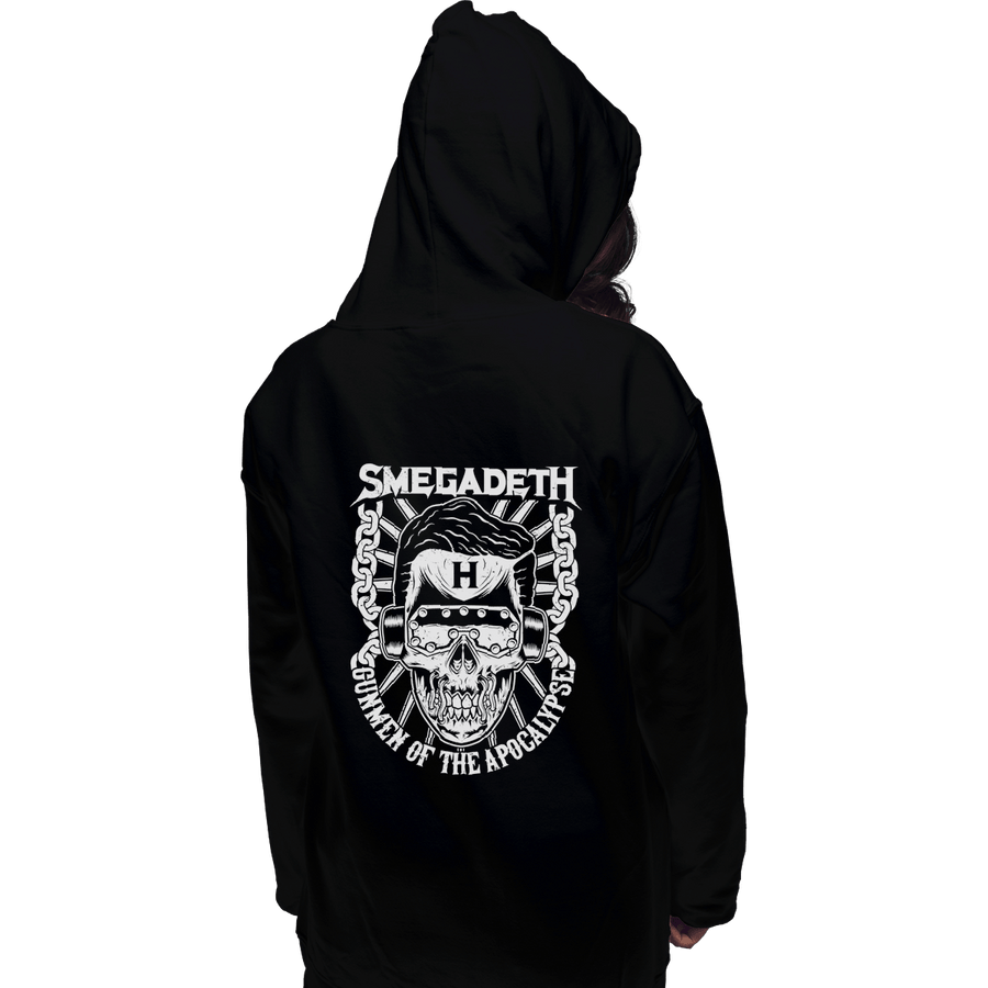 Shirts Zippered Hoodies, Unisex / Small / Black Smegadeth