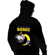 Load image into Gallery viewer, Shirts Pullover Hoodies, Unisex / Small / Black The Adventures of Sonic
