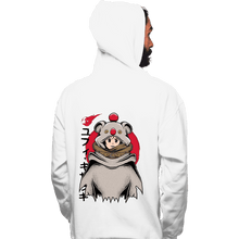 Load image into Gallery viewer, Shirts Pullover Hoodies, Unisex / Small / White Yuffie Moogle Cape
