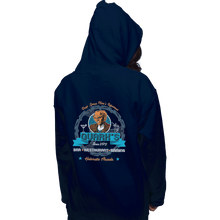 Load image into Gallery viewer, Shirts Pullover Hoodies, Unisex / Small / Navy Quark&#39;s Bar And Grill
