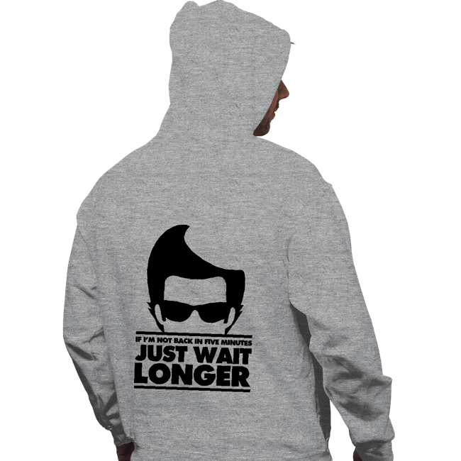 Secret_Shirts Pullover Hoodies, Unisex / Small / Sports Grey Just Wait Longer
