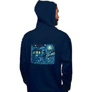 Daily_Deal_Shirts Pullover Hoodies, Unisex / Small / Navy Dreams Of Time And Space