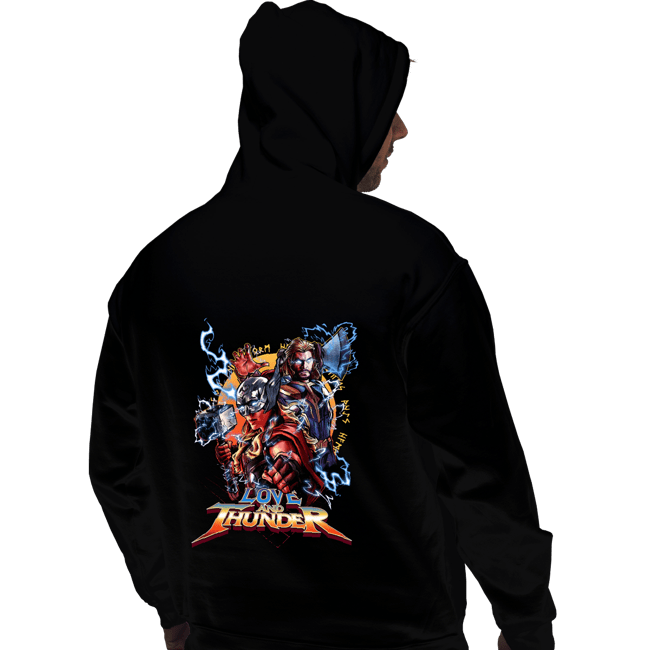 Secret_Shirts Pullover Hoodies, Unisex / Small / Black Thunder And Love