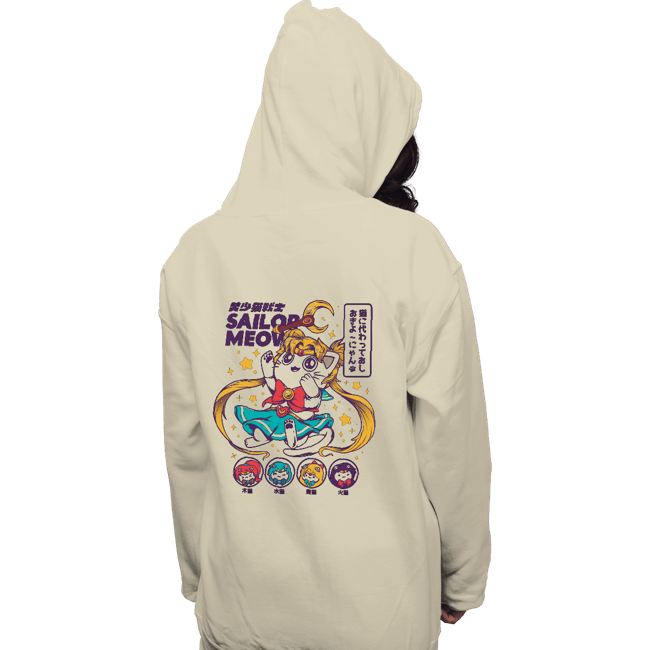 Secret_Shirts Pullover Hoodies, Unisex / Small / Sand Pretty Sailor Meow