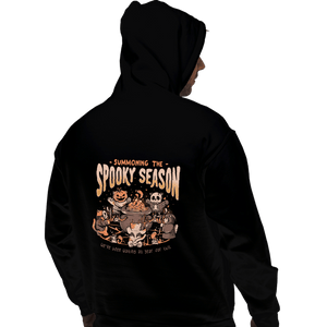 Daily_Deal_Shirts Pullover Hoodies, Unisex / Small / Black Summoning The Spooky Season