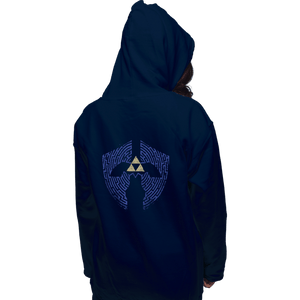 Shirts Pullover Hoodies, Unisex / Small / Navy Triforce Labyrinth