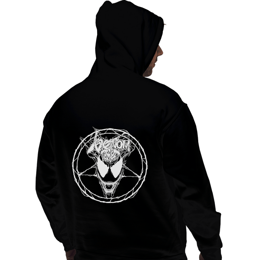 Shirts Pullover Hoodies, Unisex / Small / Black Black Venom