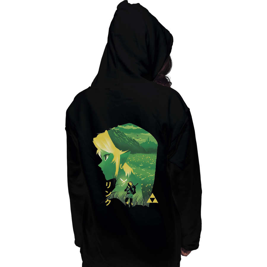 Shirts Pullover Hoodies, Unisex / Small / Black Hyrule Hero