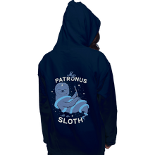 Load image into Gallery viewer, Shirts Pullover Hoodies, Unisex / Small / Navy Sloth Patronus
