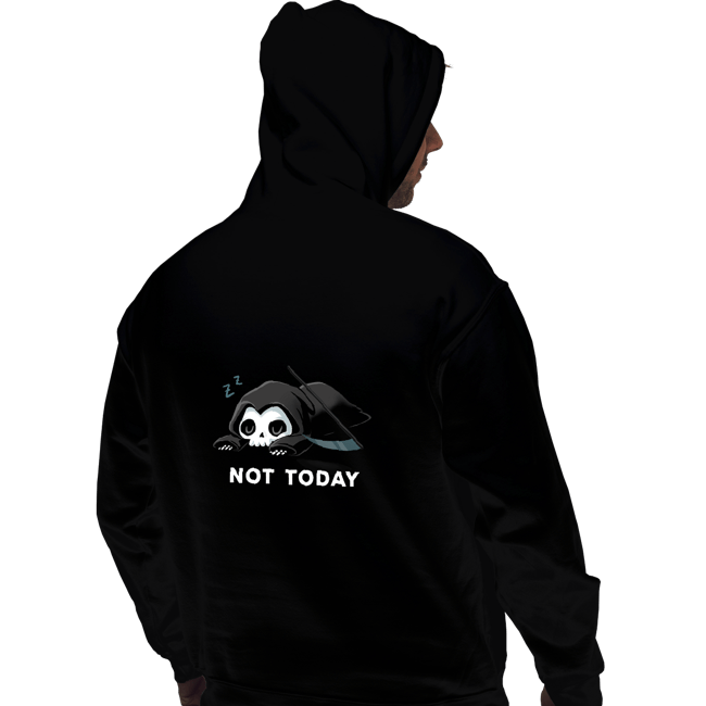 Shirts Pullover Hoodies, Unisex / Small / Black Not Today Death