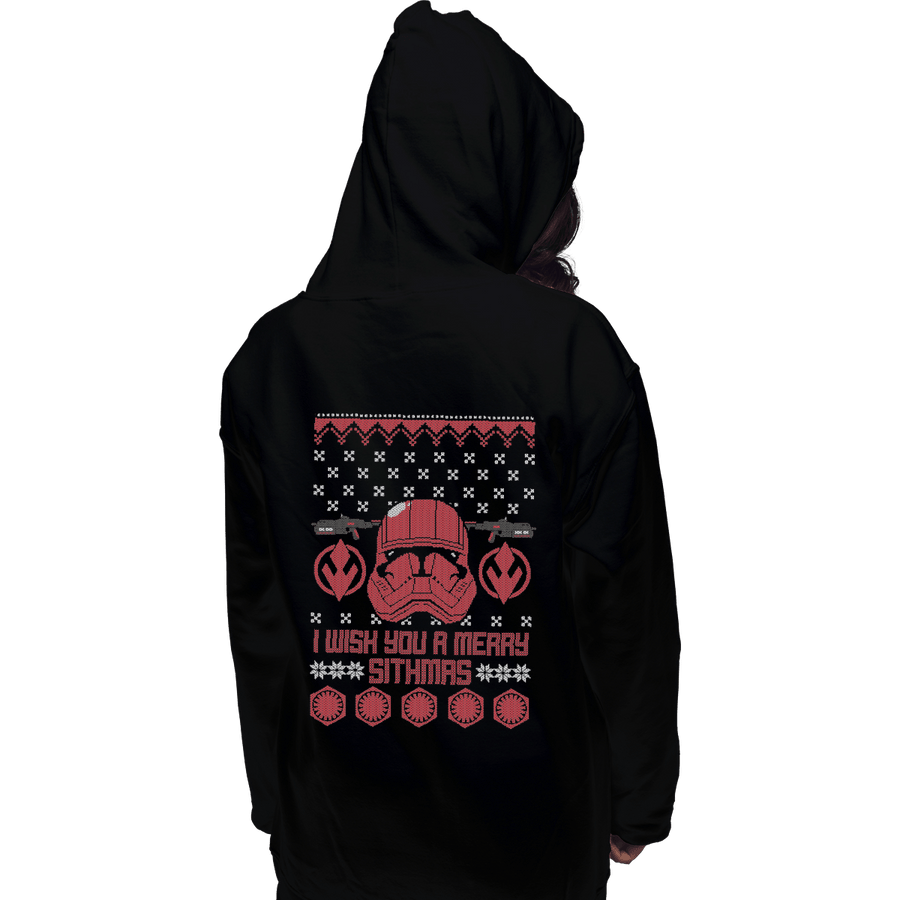 Shirts Zippered Hoodies, Unisex / Small / Black Sith Christmas