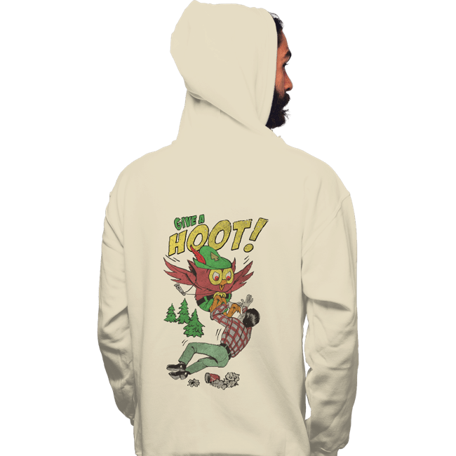 Secret_Shirts Pullover Hoodies, Unisex / Small / Sand Give A Hoot