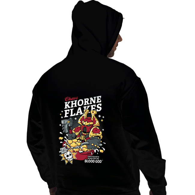 Secret_Shirts Pullover Hoodies, Unisex / Small / Black Khorne Flakes