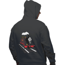 Load image into Gallery viewer, Shirts Zippered Hoodies, Unisex / Small / Dark Heather Ghostface Train
