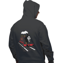 Load image into Gallery viewer, Shirts Zippered Hoodies, Unisex / Small / Dark Heather Ghostface Train
