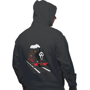 Shirts Zippered Hoodies, Unisex / Small / Dark Heather Ghostface Train