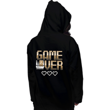 Load image into Gallery viewer, Shirts Pullover Hoodies, Unisex / Small / Black Game Over
