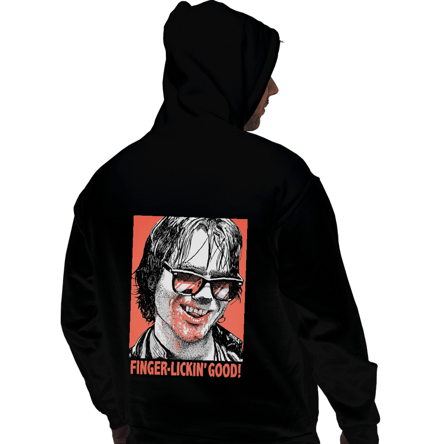 Shirts Pullover Hoodies, Unisex / Small / Black Finger Lickin' Good