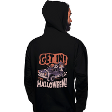 Load image into Gallery viewer, Shirts Pullover Hoodies, Unisex / Small / Black Get In It&#39;s Halloween
