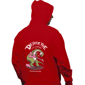 Shirts Pullover Hoodies, Unisex / Small / Red Last Dinosaur Vs The World