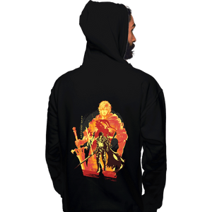 Daily_Deal_Shirts Pullover Hoodies, Unisex / Small / Black Flames Of Fates