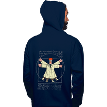 Load image into Gallery viewer, Daily_Deal_Shirts Pullover Hoodies, Unisex / Small / Navy Vitruvian Puppet
