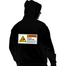 Load image into Gallery viewer, Daily_Deal_Shirts Pullover Hoodies, Unisex / Small / Black Caution Force Lightning
