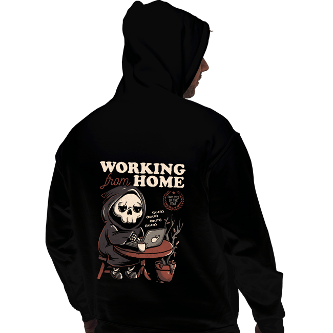Shirts Pullover Hoodies, Unisex / Small / Black Working From Home