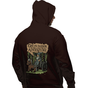 Daily_Deal_Shirts Pullover Hoodies, Unisex / Small / Dark Chocolate Middle Earth Adventure