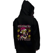 Load image into Gallery viewer, Daily_Deal_Shirts Pullover Hoodies, Unisex / Small / Black Time To Yule

