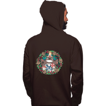 Load image into Gallery viewer, Daily_Deal_Shirts Pullover Hoodies, Unisex / Small / Dark Chocolate Wondeful Time Of The Year
