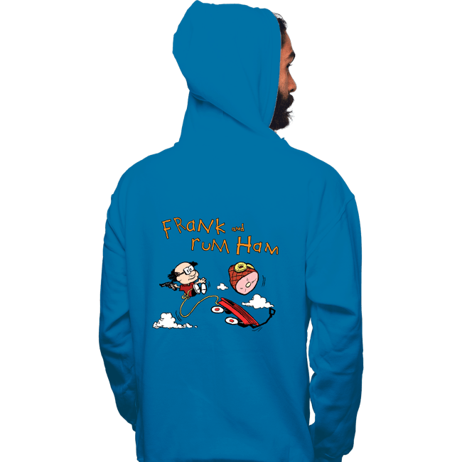 Secret_Shirts Pullover Hoodies, Unisex / Small / Sapphire Frank & Rum Ham
