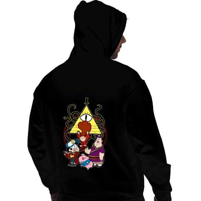 Daily_Deal_Shirts Pullover Hoodies, Unisex / Small / Black Dipper Strange and the Gravity of Madness