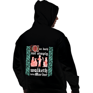 Daily_Deal_Shirts Pullover Hoodies, Unisex / Small / Black Walketh Into Mordor
