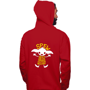 Daily_Deal_Shirts Pullover Hoodies, Unisex / Small / Red SPEW