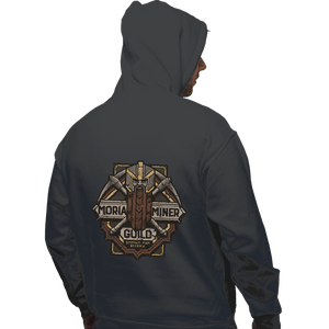 Shirts Pullover Hoodies, Unisex / Small / Sports Grey Moria Miner Guild