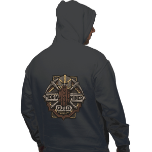 Shirts Pullover Hoodies, Unisex / Small / Sports Grey Moria Miner Guild