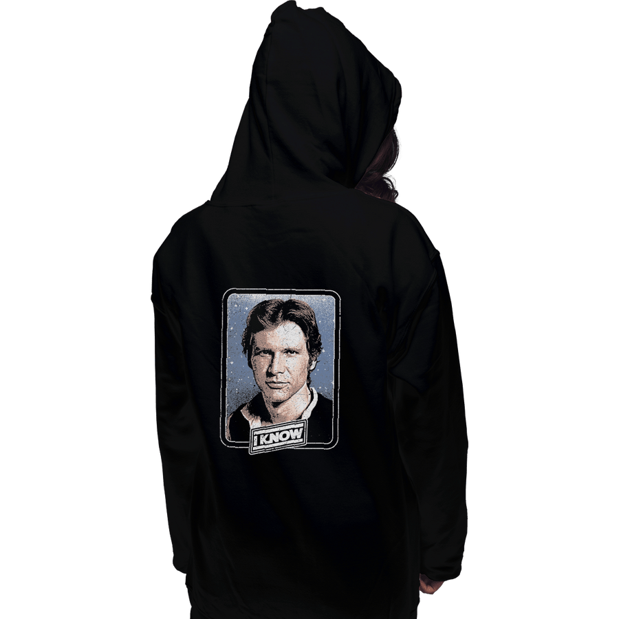 Shirts Pullover Hoodies, Unisex / Small / Black I Know