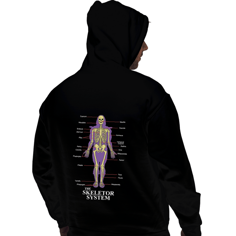 Shirts Pullover Hoodies, Unisex / Small / Black The Skeletor System