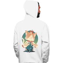 Load image into Gallery viewer, Daily_Deal_Shirts Pullover Hoodies, Unisex / Small / White Shinra Spy Moggy
