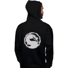 Load image into Gallery viewer, Shirts Pullover Hoodies, Unisex / Small / Black Mortal Glitch
