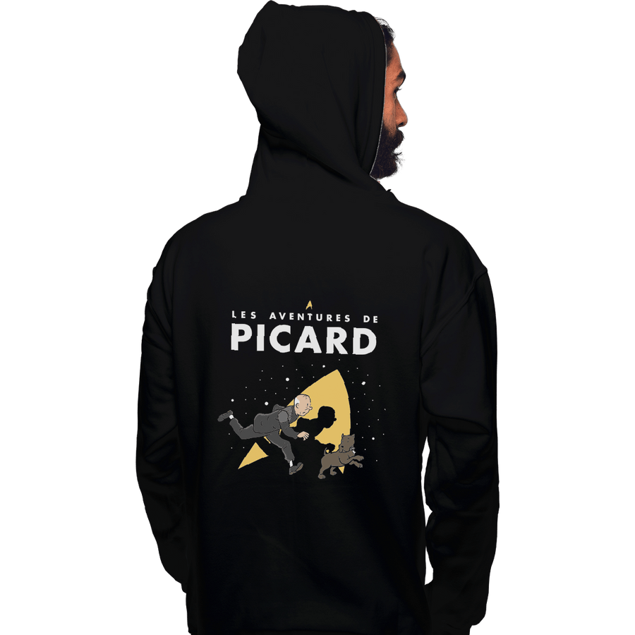 Shirts Zippered Hoodies, Unisex / Small / Black Les Aventures De Picard